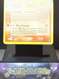 Pokemon Card Blaziken 3/109 EX Ruby & Sapphire Holo Rare Played - Image 4