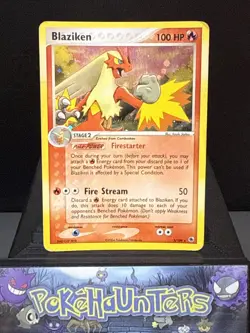 Pokemon Card Blaziken 3/109 EX Ruby & Sapphire Holo Rare Played - Image 6
