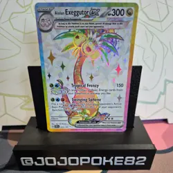 pokemon cards tcg Alolan Exeggutor EX Surging Sparks Ultra Rare 225/191 - Image 3
