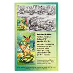2025 Pokemon Prismatic Evolution Mini Tin Card Artwork Complete Set of 8 - Image 13