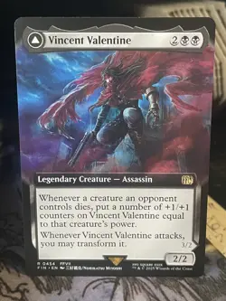 Vincent Valentine EXTENDED #454 Final Fantasy MTG Magic Card - Image 1