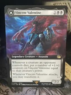 Vincent Valentine EXTENDED #454 Final Fantasy MTG Magic Card - Image 2