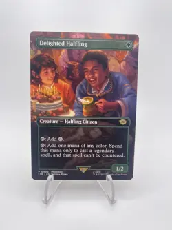 Delighted Halfling (Borderless) Universes Beyond: the Lord of the Rings: Tales of Middle-Earth Regular - Image 2