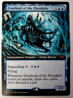 MTG Duskmourn - Overlord of the Floodpits - Extended Mythic - 0373 NM - Image 2