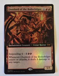 Overlord of the Boilerbilges (Extended Art) Duskmourn: House of Horror Foil - Image 1