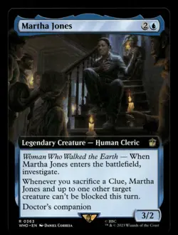 Martha Jones (Extended Art) #363 MTG DR Who NM X1 - Image 1