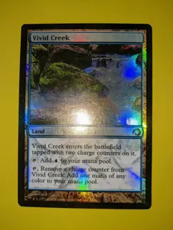 FOIL Vivid Creek x1 Premium Deck Series: Slivers 1x MTG Magic the Gathering - Image 1