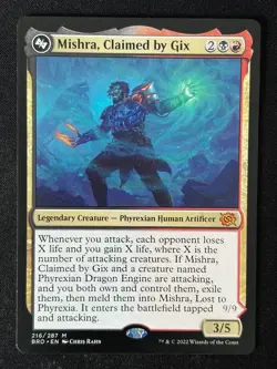 1x MTG Mishra, Claimed by Gix - The Brothers' War (BRO) #216 - Magic - Image 7
