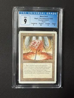 MTG Revised Mana Vault R A CGC 9 MINT (with sub grades) 1994 - Image 1