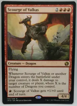 mtg magic scourge of valkas ENGLISH FRENCH plague of valkas 4 available - Image 4
