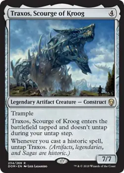 mtg magic Traxos, Scourge of Kroog ENGLISH dominaria Traxos plague of Kroog - Image 2