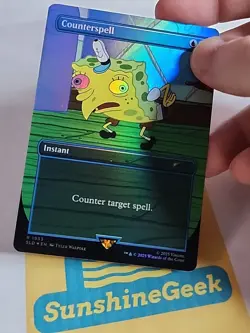 Counterspell (1933) (Rainbow Foil) Secret Lair Drop Foil Spongebob - Image 2