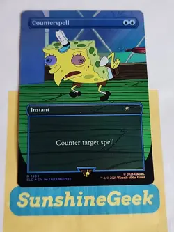 Counterspell (1933) (Rainbow Foil) Secret Lair Drop Foil Spongebob - Image 4