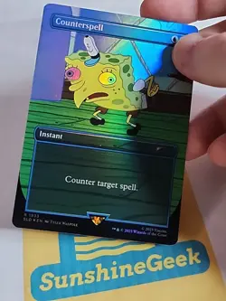 Counterspell (1933) (Rainbow Foil) Secret Lair Drop Foil Spongebob - Image 5