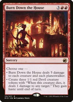 [MTG] Burn Down the House (131) (MID) NM - Image 2