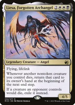 [MTG] Liesa, Forgotten Archangel (232) (MID) NM - Image 2
