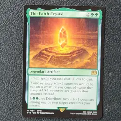 The Earth Crystal 0184 (R) MTG Final Fantasy (FIN) (EN) pack fresh unplayed - Image 1
