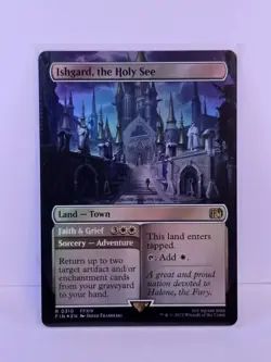 Ishgard, the Holy See (Borderless) Foil - Final Fantasy MTG - Image 1