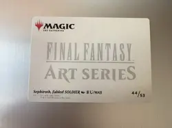 Sepiroth, Fabled Soldier - Maji - Magic: Final Fantasy MTG - Art Series 44/53 - Image 4