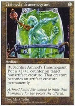 Ashnod's Transmogrant Light Play, English Magic the Gathering MTG 5th Edition - Image 1