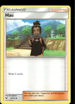 Pokemon Hau 61/73 Shining Legends Non Holo Uncommon 2 Card Lot LP - Image 1