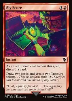 x4 Big Score C MTG Commander: Final Fantasy M/NM, English - Image 2