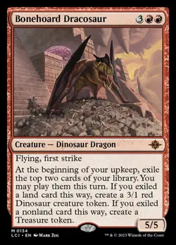 [1x] Bonehoard Dracosaur Near Mint, English The Lost Caverns of Ixalan MTG Magic - Image 2