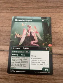 MTG Bloomvine Regent (TDR) Tarkir: Dragonstorm Borderles Regular Rare 0381 - Image 2