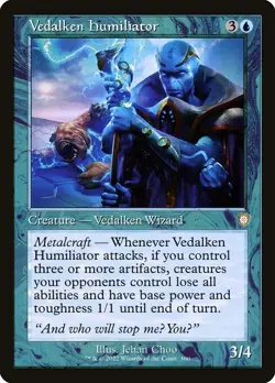x4 NM (Playset) Retro Vedalken Humiliator, MTG, The Brothers' War, Magic, 100 - Image 2