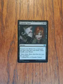 Mtg Diabolic Tutor Magic the Gathering Card - Image 1