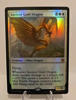 Ancient Gold Dragon Commander Legends: Battle for Baldur's Gate Foil - Image 5