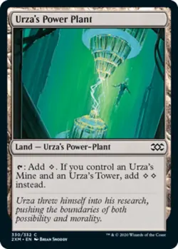 1 x Urza's Power Plant - Foil - Double Masters - Light Play - MTG - Image 1