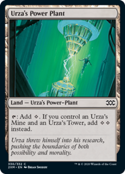1 x Urza's Power Plant - Foil - Double Masters - Light Play - MTG - Image 2