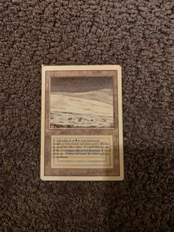 Magic the Gathering Tundra Revised Edition Dual Land Island/Plains NM/LP - Image 3