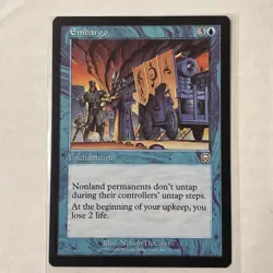 Embargo - MTG - Mercadian Masques (MMQ) - Image 1