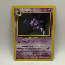 Pokemon Haunter 29/102 Uncommon Base Set 1999 Wizards HP Tcg Card - Image 1