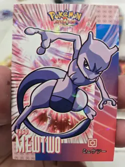 Mewtwo Pokemon Database Attack Set Cracked Ice Holo - Image 1