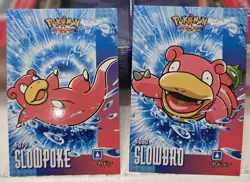 Slowpoke Slowbro Pokemon Database Attacks Set Cracked Ice Holo Lot - Image 4