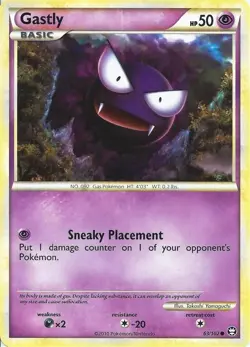 Gastly 63/102 HGSS Triumphant Common PERFECT MINT! Pokémon - Image 1