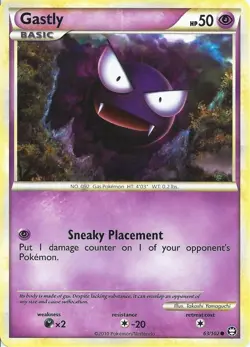 Gastly 63/102 HGSS Triumphant Common PERFECT MINT! Pokémon - Image 2