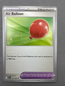 Pokemon TCG * SV Black Bolt  079/086 Air Balloon Uncommon * FRESH PK - Image 3