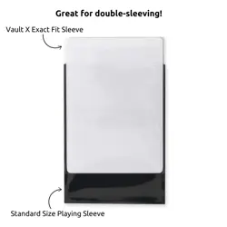 Exact Fit Trading Card Sleeves, Soft, High Clarity, Perfect Fit Inner Sleeves, C - Image 3