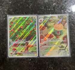English Pokemon Illustration Rare Two Card Lot Applin & Appletun Near Mint - Image 14