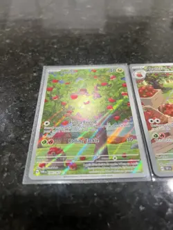 English Pokemon Illustration Rare Two Card Lot Applin & Appletun Near Mint - Image 16