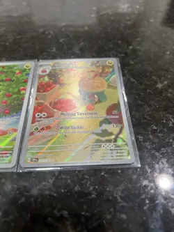 English Pokemon Illustration Rare Two Card Lot Applin & Appletun Near Mint - Image 6