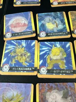 Vintage Pokémon Action Flipz Premier Edition 40 Total Cards Ungraded - Image 17