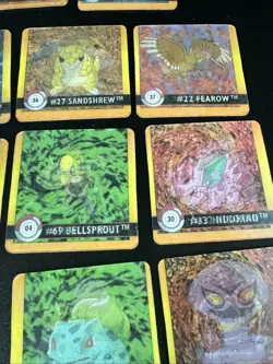 Vintage Pokémon Action Flipz Premier Edition 40 Total Cards Ungraded - Image 6
