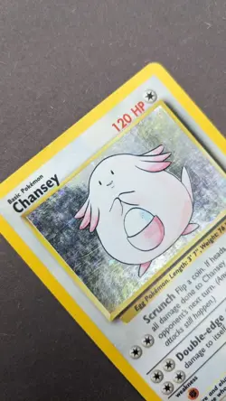 1999 Chansey 03/102 Base Set Unlimited Holo Rare WoTC Pokémon TCG - MP - Image 15