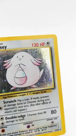 1999 Chansey 03/102 Base Set Unlimited Holo Rare WoTC Pokémon TCG - MP - Image 22