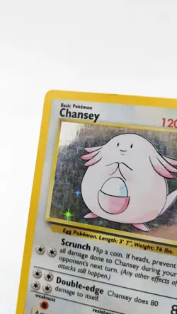 1999 Chansey 03/102 Base Set Unlimited Holo Rare WoTC Pokémon TCG - MP - Image 5